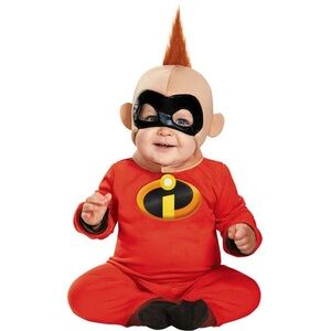 Disney Pixar The INCREDIBLES 2 Infant Jack Jack Costume 6-12 Mon/12-18 Mon NEW